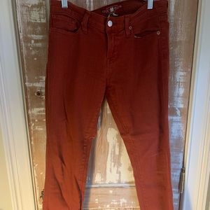 Lucky brand burnt orange jeans / pants